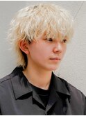 マッシュウルフ×ホワイトブロンド