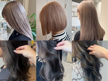 スピンヘア SOCOLA塚口店(Spin hair)の写真/美容液をたっぷり配合したデザインカラーで潤ツヤ髪へ[塚口/大人女性/髪質改善/トリートメント/オージュア]