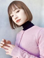 セイドット リー(Say. Ree)&nbsp;say.ボブミニボブくびれボブレイヤーボブヘーゼルグレージュ暗め