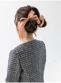 ツインリボンヘア