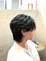 ベイビーズブレス(Baby's breath)&nbsp;センターパート＋ニュアンスパーマ