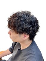 クオリス 上板橋店(QUALIS)&nbsp;20代30代◎韓国風マッシュ縦落ちパーマで小顔