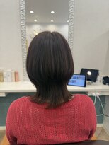 バディヘアーサロン(BUDDY HAIR SALON)&nbsp;ウルフカット切りっぱなし韓国風ヘアクラゲカットくびれボブ