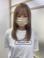 トッカ ヘアアンドトリートメント 仙台店(tocca)&nbsp;軽くストレートアイロンで仕上げるレイヤー