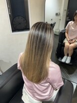 ハナワプラス(HanaWa+) バレイヤージュ 伸ばしかけの方におすすめ