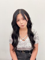 ロサ ファイブヘアー(Rosa..5Hair)&nbsp;プルシールで暗髪ロング