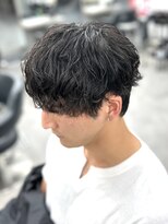 オーバルバイアピッシュ(OVARL by apish)&nbsp;シャドウパーマニュアンスパーマルーズパーマメンズパーマ