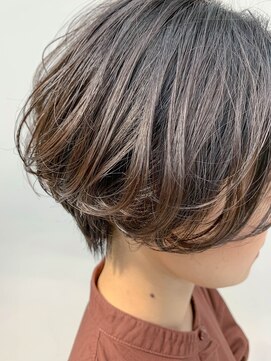 テトヘアー(teto hair) short(ハンサムショート、ラベンダーアッシュ、ショートヘア)