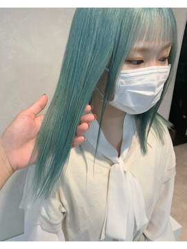 クオン 今泉(quon) 水色カラー　-天神 今泉 薬院-