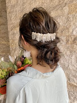 ラパンセヴェール(LA PENSEE VERT) 前撮りブライダルヘア・シニヨン