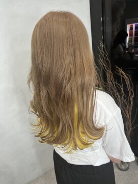 ウィクシー(wixy) インナーイエローカラーシールエクステ