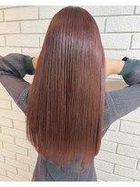 サボン ヘア デザイン カーザ(savon hair design casa+) 裾color◆チェリーピンク