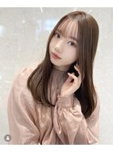 ベージュ/ハイトーン/レイヤー/ボブ/韓国/髪質改善/透明感/立川