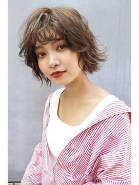 アリゲート ダイカンヤマ(Ari gate daikanyama) 無造作カールショートボブ