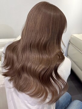 ベレーザ 渋谷(BELEZA) 3847ミルクティーアッシュ艶髪シルキーベージュハイトーンカラー