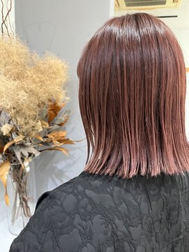 ウタ(uta) 切りっぱなしツヤ◎レッドカラー