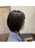 顔周りレイヤー大人ショート伸ばしかけ【カミケン清明店】
