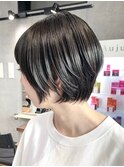 30代40代大人女性/前髪ありショートボブ/ショートヘア/髪質改善