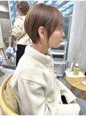 切りっぱなしボブ/エアリーロング/美髪/ピンクブラウン/ 浦和