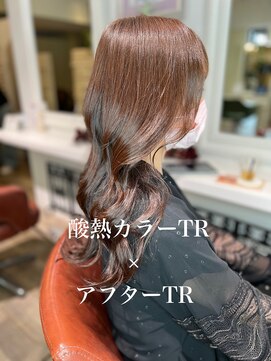 エムスリーディー アルル 赤坂店(M3D alulu) 赤みを抑えたグレージュ/髪質改善