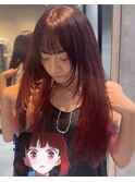 推しの子 有馬かなちゃんボルドーカラー♪色落ちも【L'wis乙津】