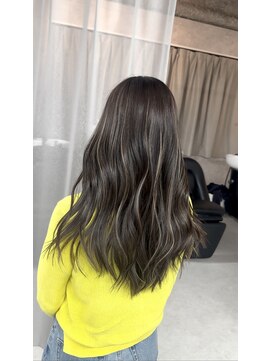 カフネヘアー(Cafune' hair) レイヤーカット×ベージュハイライト　白髪ぼかし可◎