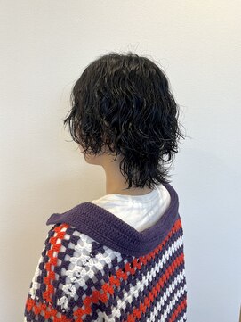レンジヘアー(lange hair) ウルフ×パーマ