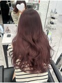 ピンクカラー  カシスピンク ラベンダー ワインレッド