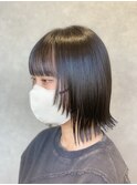 【LIM 岐阜】外ハネBOB/顔まわりデザイン