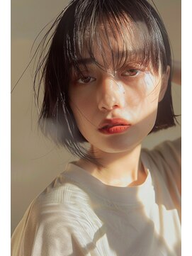 ラナ 新宿(lana) ボブ/シースルー/似合わせ/ブラウン/【lana hair新宿】