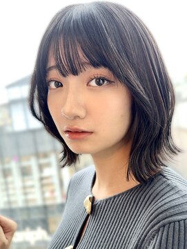 ロンド 表参道店(Lond) ミニウルフレイヤーカット顔周り前髪韓国ショートボブ/原宿