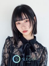 アトリエレゴ(atelier REGO) 【coolな雰囲気も漂わせる切りっぱなしボブ！】