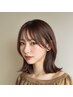 【髪にご褒美】ケアカラー&カット&ハホニコトリートメント￥10,150→￥8,800