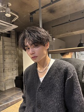 メンズココ メンズパーマ 韓国ヘア 日本橋店(MENS COCO) ツイストスパイラル センターパート