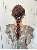 【白神】編みおろし/結婚式お呼ばれヘアセット