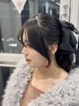 ラナ 新宿(lana)&nbsp;結んでも降ろしても可愛い顔周りカット得意です〇