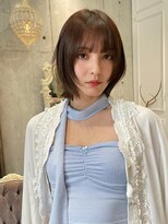 アンドケー 那覇おもろまち店(and K)&nbsp;ショートレイヤー/ナチュラルブラウン/艶髪