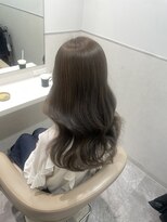 Orua 表参道/ブリーチなしダブルカラー/レイヤーカット【オルア】【6/1OPEN（予定）】&nbsp;オリーブ×グレージュ