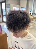 刈り上げマッシュ×シャドウパーマ