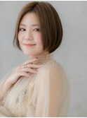プレトワカラー小顔センターパートマッシュボブ20代30代W戸頭