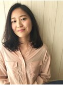 【adorable】大人可愛い☆流しバングラフミディ♪