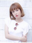 切りっぱなし外ハネボブ3 ハイライト 恵比寿