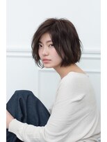 ソアヘアー(Soar hair)&nbsp;切りっぱなしボブ×フレンチパーマ