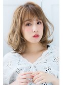 【Rire-リル銀座-】黄金バランスひし形シルエットエアリーボブ