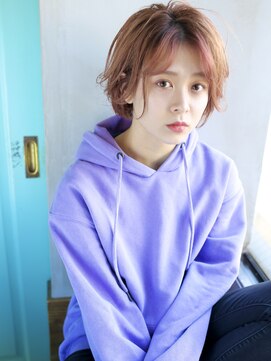 バース(BIRTH) 天神【BIRTH】大人ボブ×オレンジベージュ 3