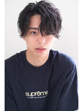 ジョエミバイアンアミ(joemi by Un ami) (joemi 新宿)サイドグラデーションのスパイラルパーマヘア　近江