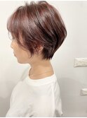 O-tete カシスベージュカラーショートスタイル