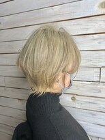 デコヘアー キートス(DECO HAIR kiitos)&nbsp;外ハネショートgold beige