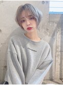大人可愛いスウィングショート/透明感カラー