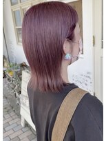 ヘアメイク アンジー(hair make anjii) バイオレットピンクヘア